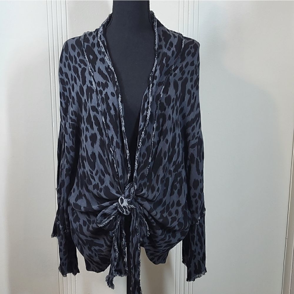 Umgee Animal Print Blouse / Coverall
